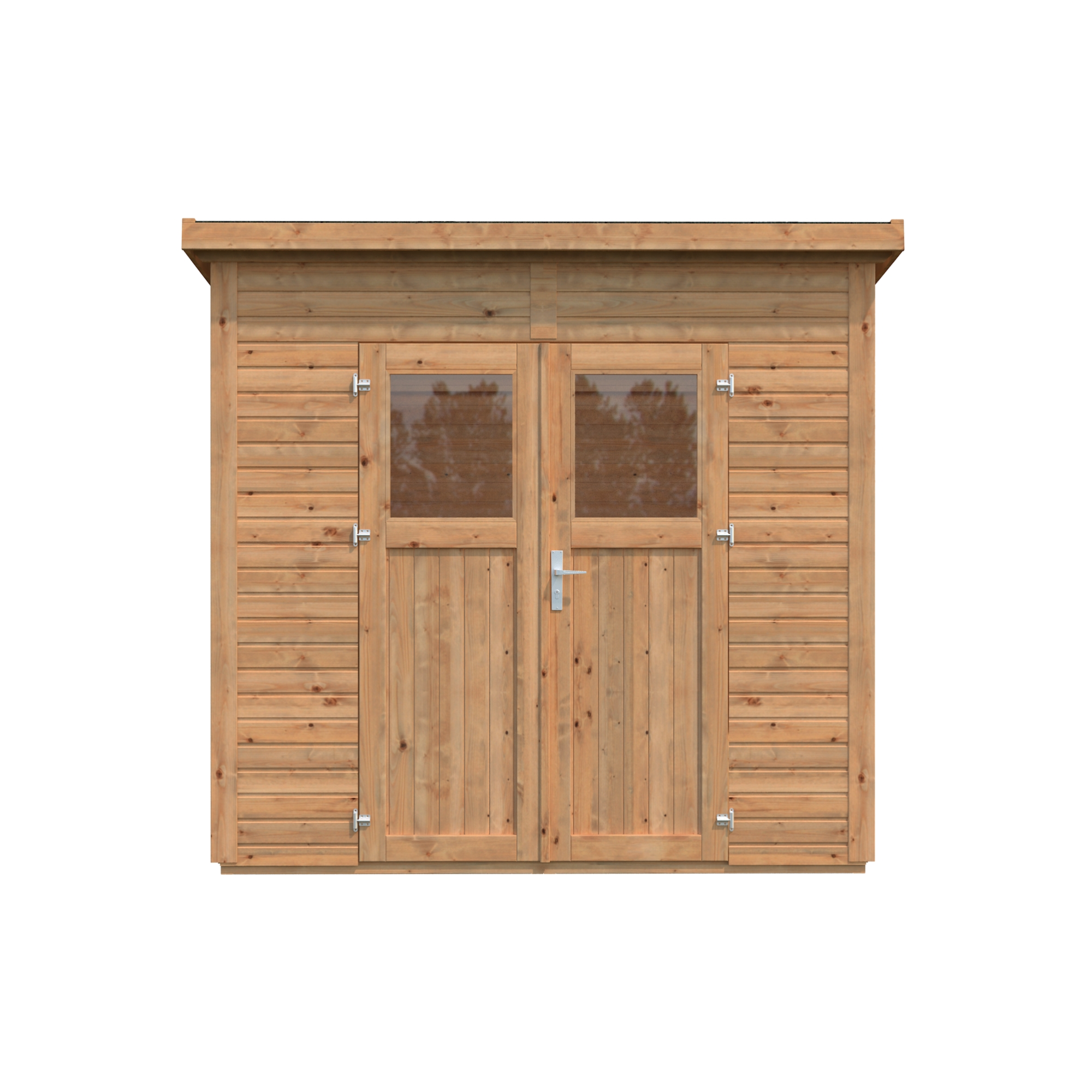 8 ft. x 6 ft. Nordic Spruce Heavy Duty Storage Shed