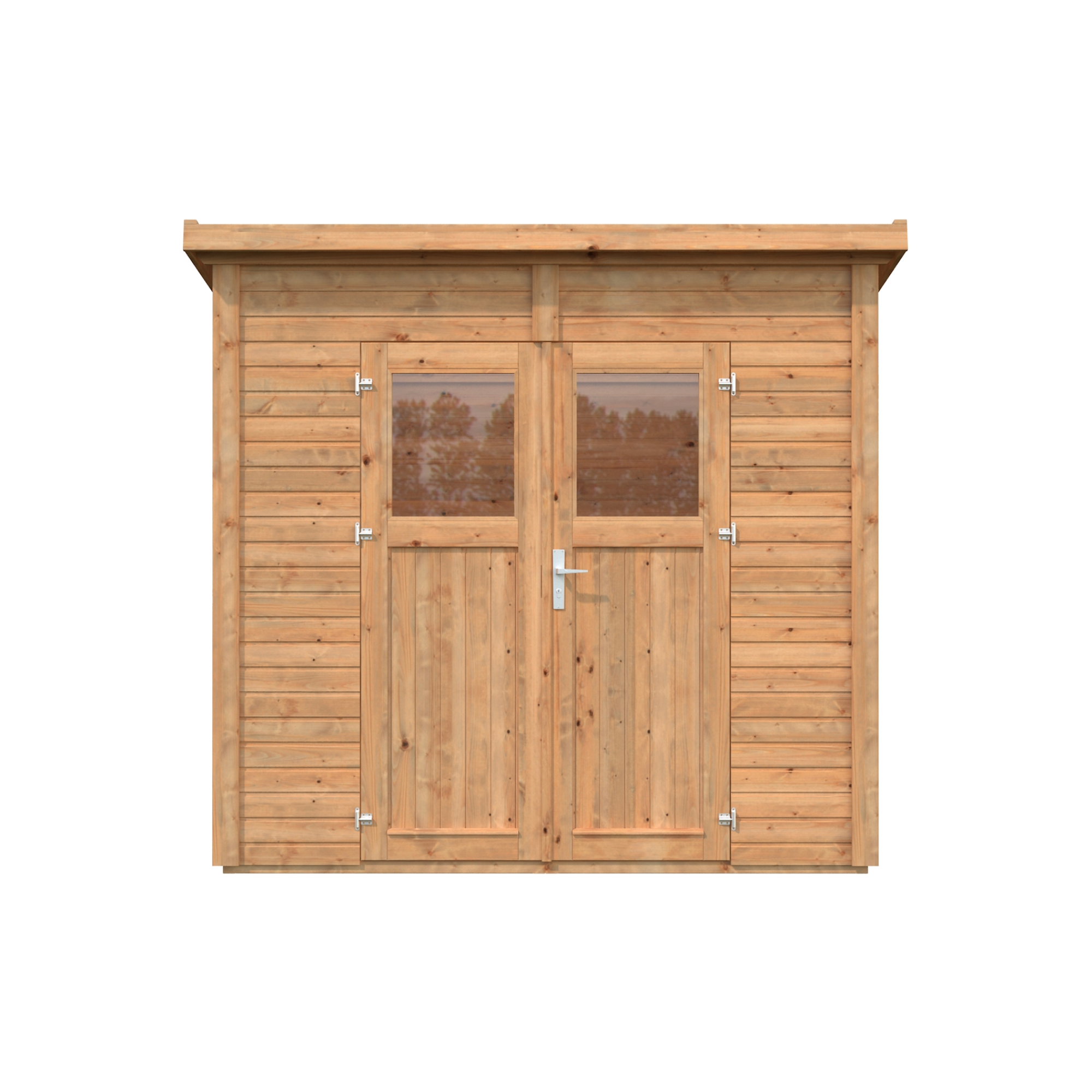8 ft. x 4 ft. Nordic Spruce Heavy Duty Storage Shed