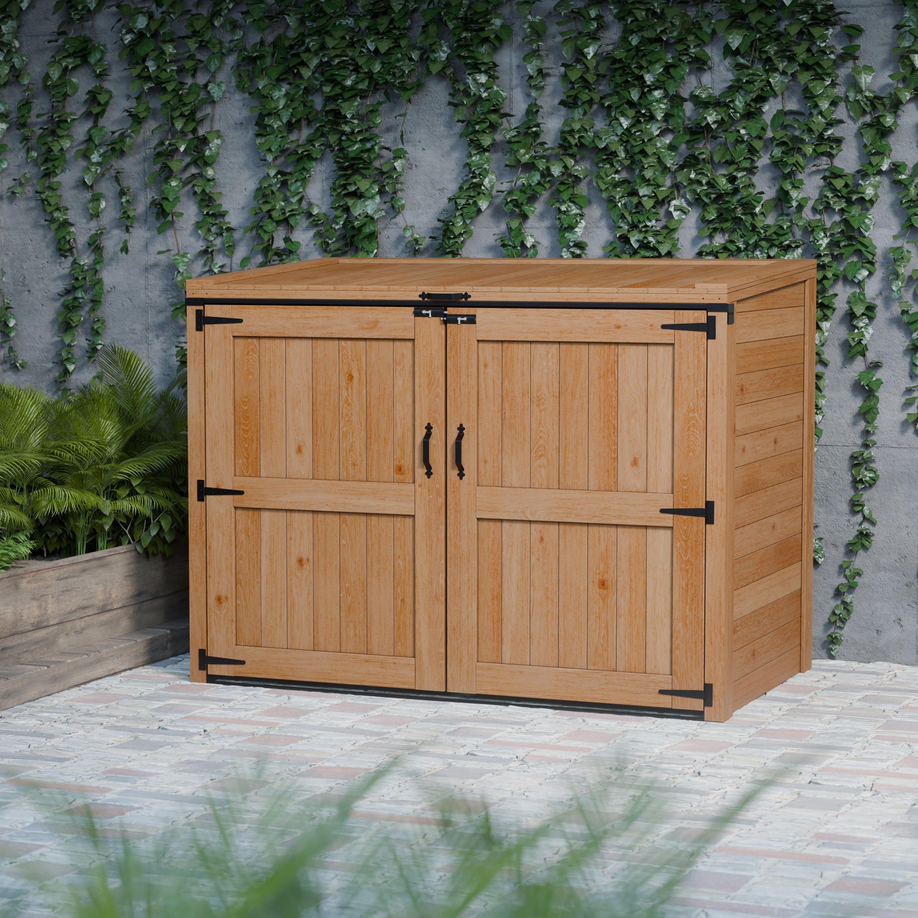 Large Recycling Storage Shed