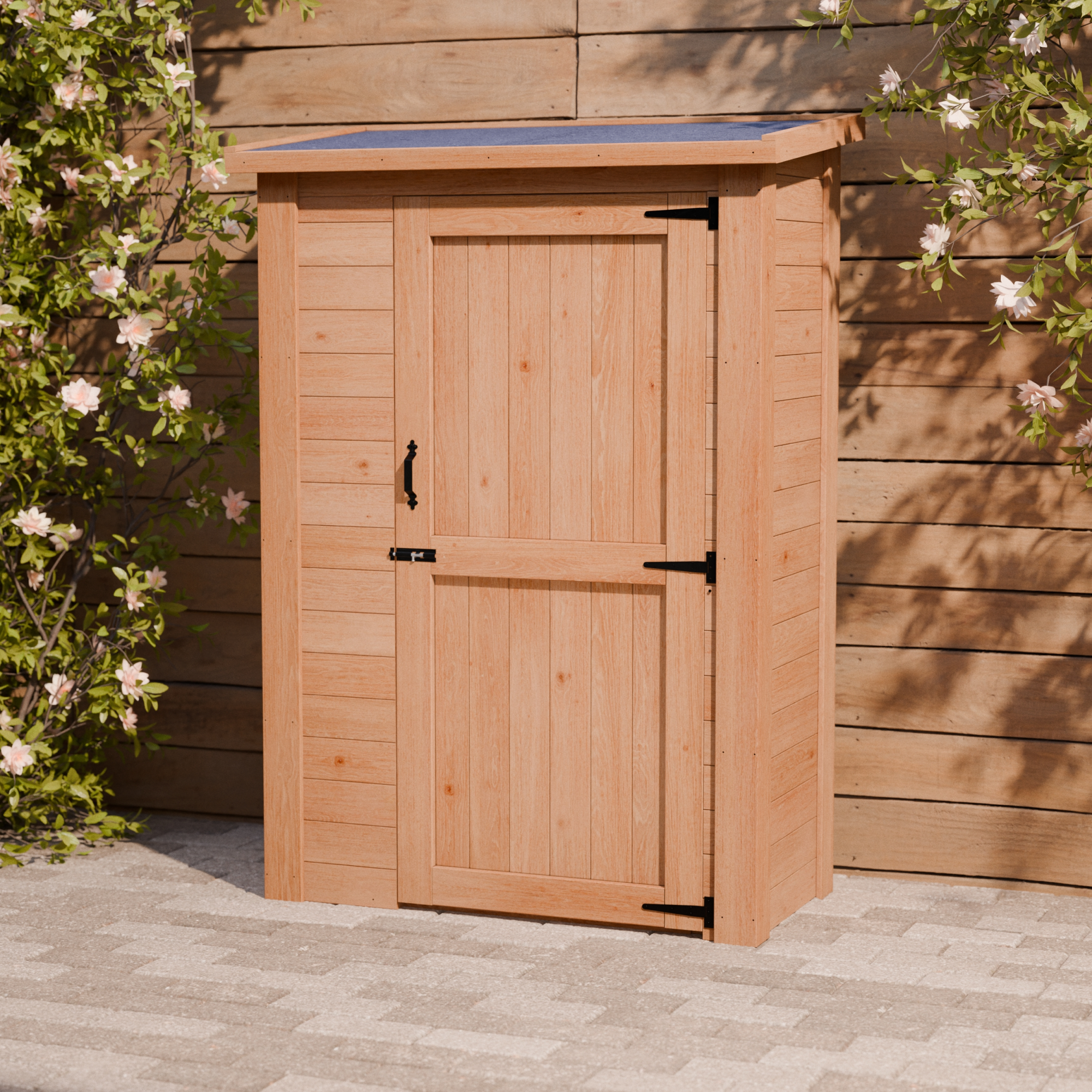 4 ft. x 2 ft. Cedar Heavy Duty Storage Shed