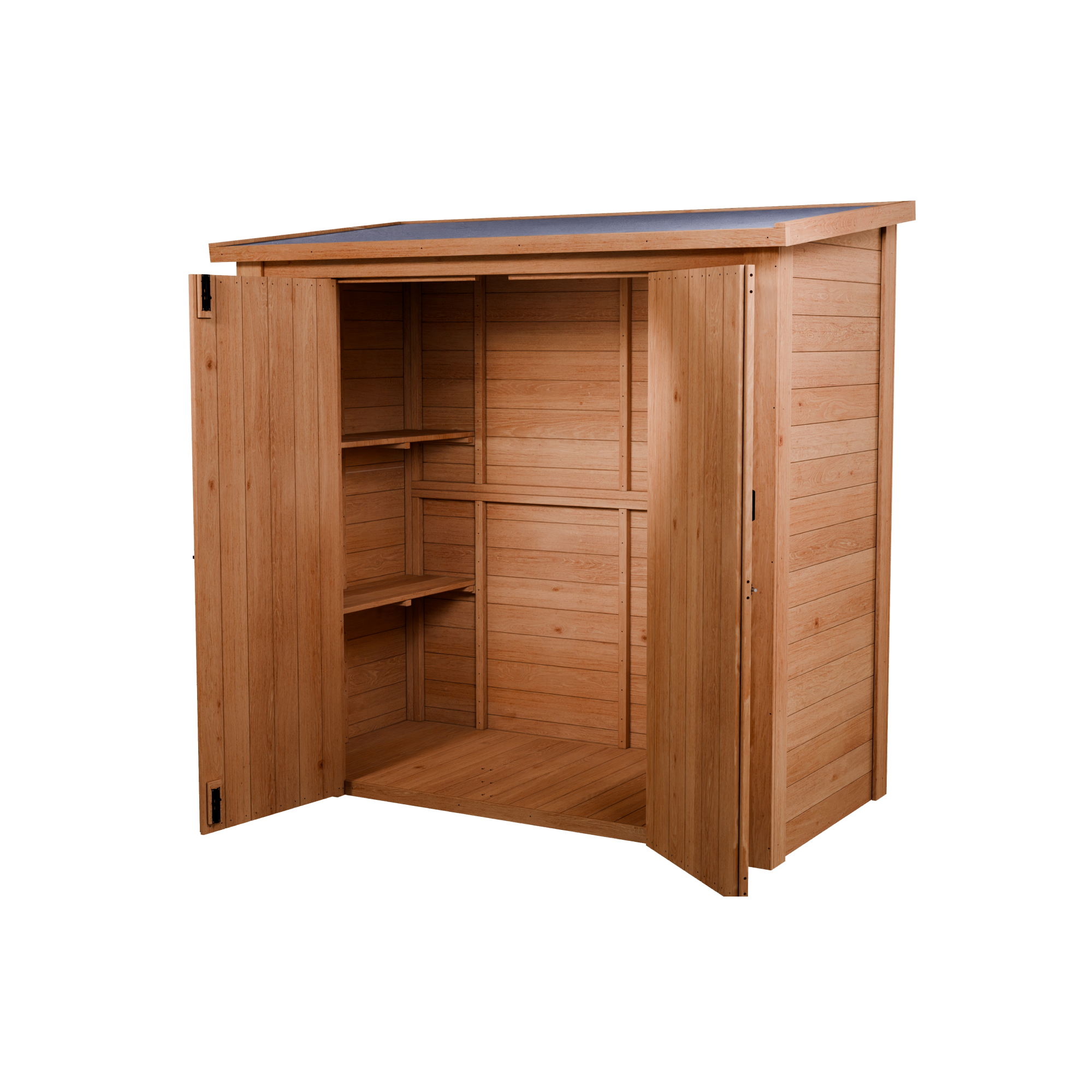 6 ft. x 3 ft. Cedar Heavy Duty Storage Shed