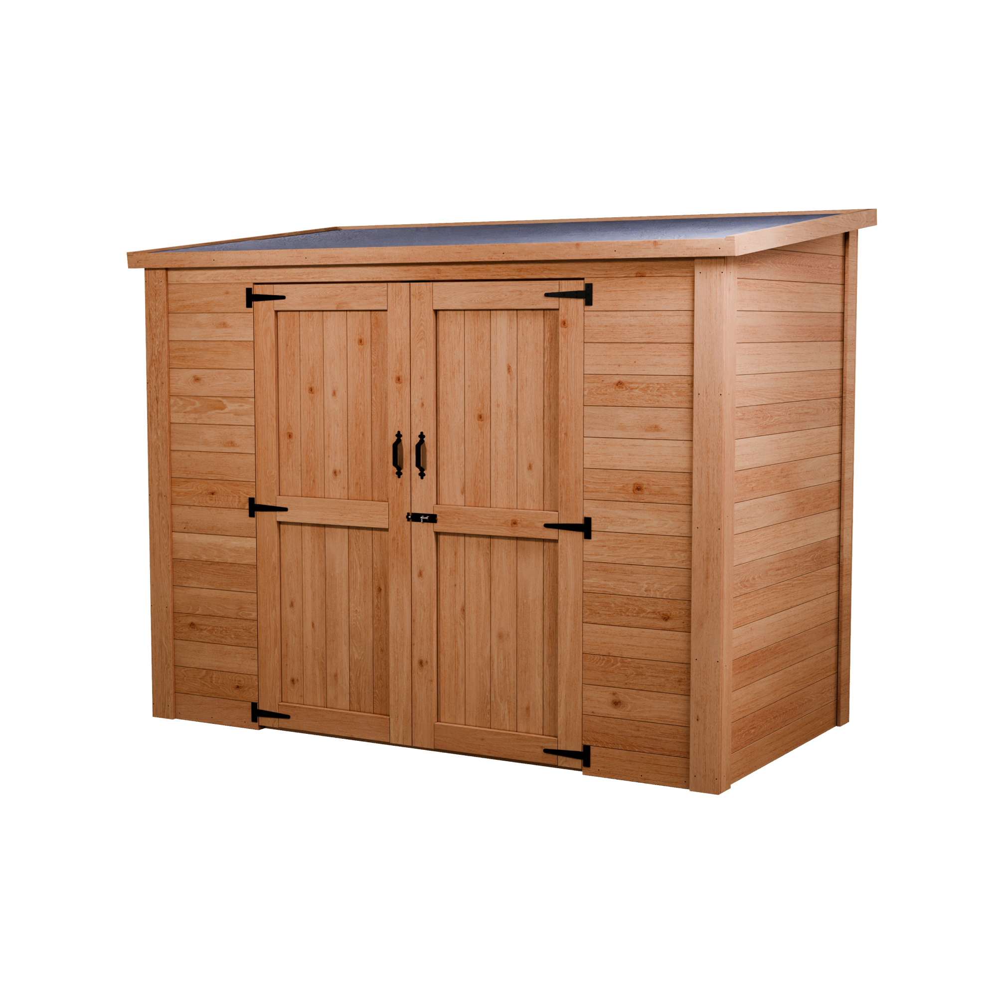 7.5 ft. x 4 ft. Cedar Heavy Duty Storage Shed