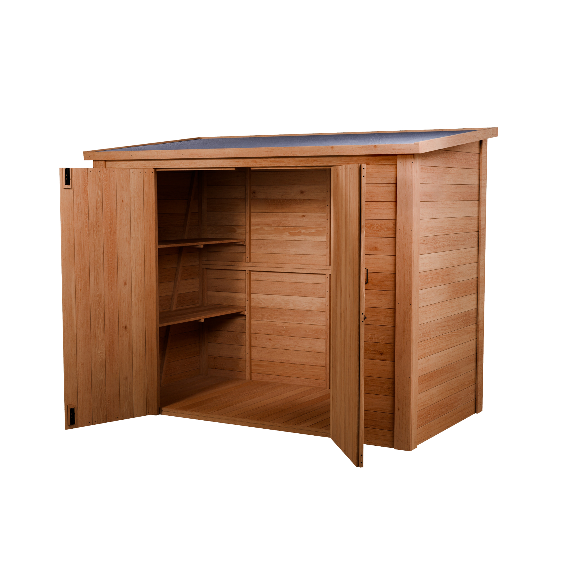 7.5 ft. x 4 ft. Cedar Heavy Duty Storage Shed