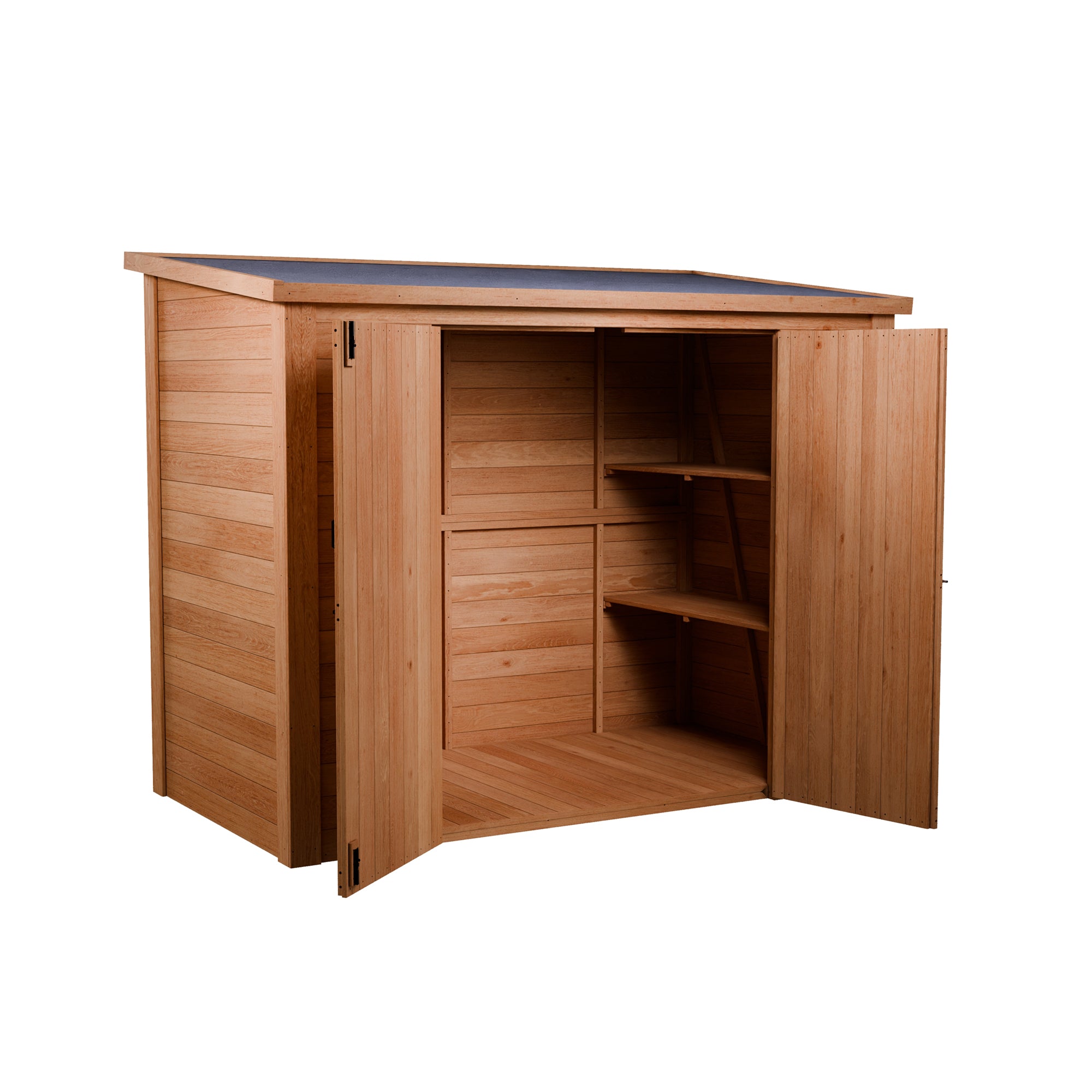 7.5 ft. x 4 ft. Cedar Heavy Duty Storage Shed