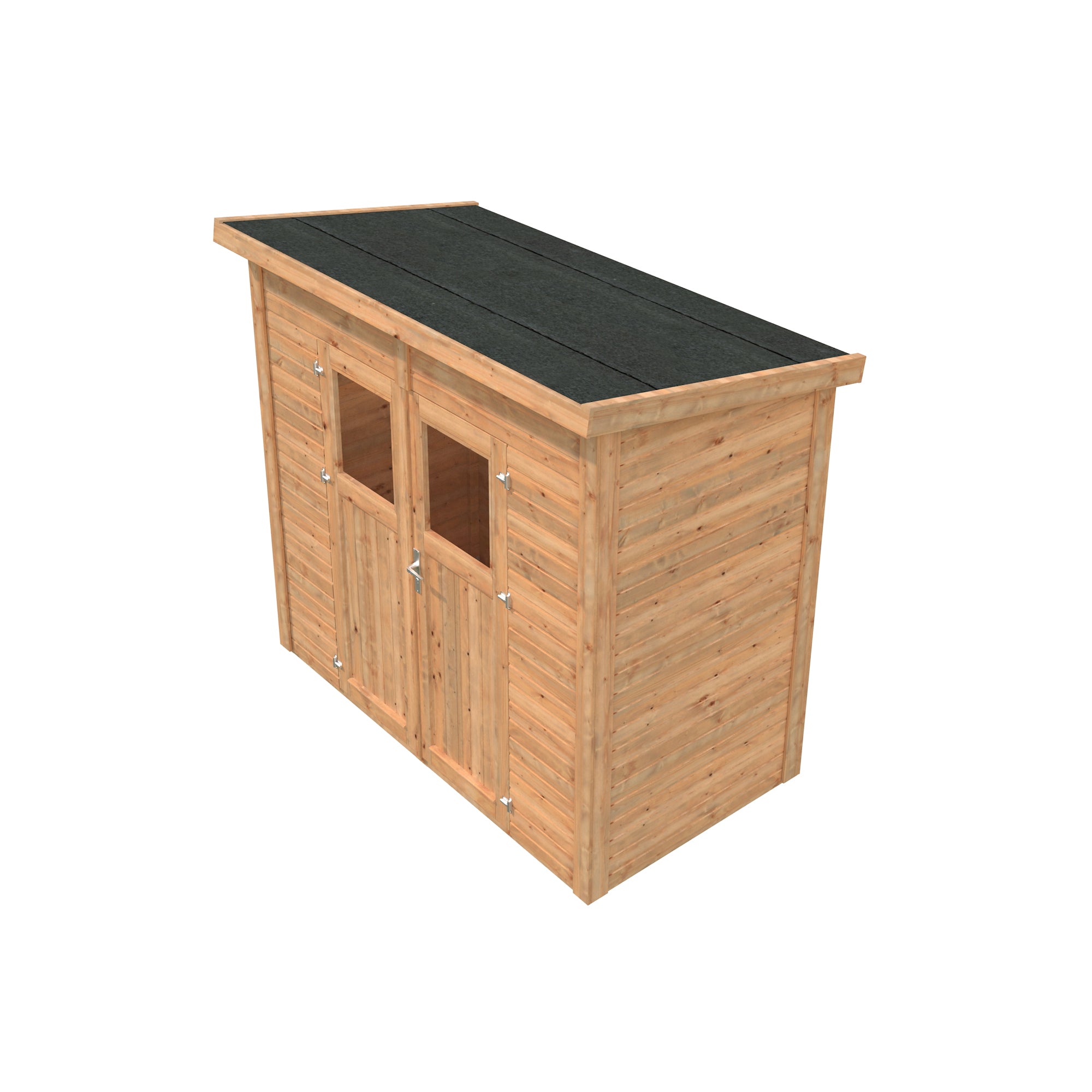 8 ft. x 4 ft. Nordic Spruce Heavy Duty Storage Shed