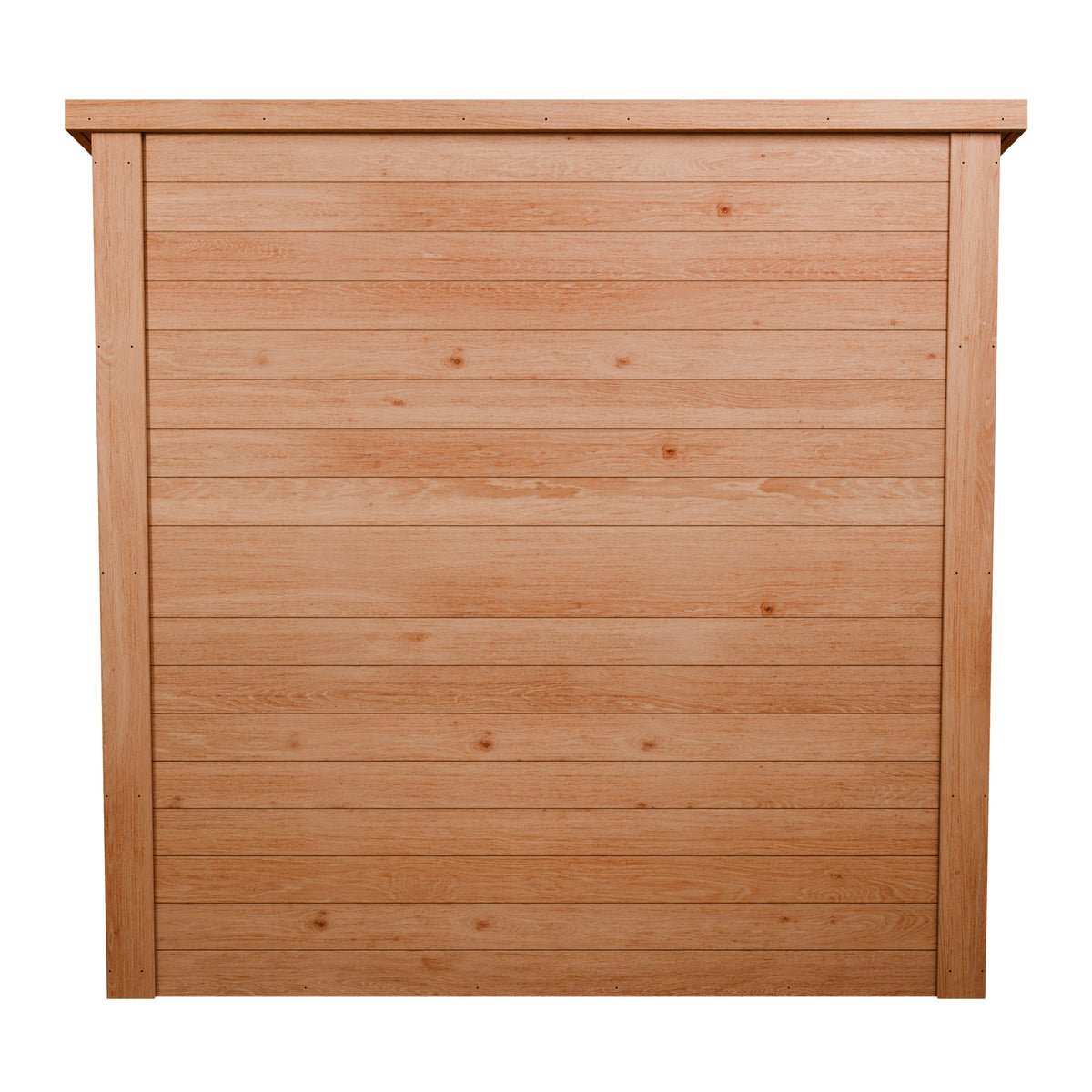 CedarCraft | Heavy Duty | 6 ft. x 3 ft. | Solid Cedar Wood | Lean To Storage Shed | with Double Doors and Modern Pent Roof | Protective Finish | 18 sq. ft.