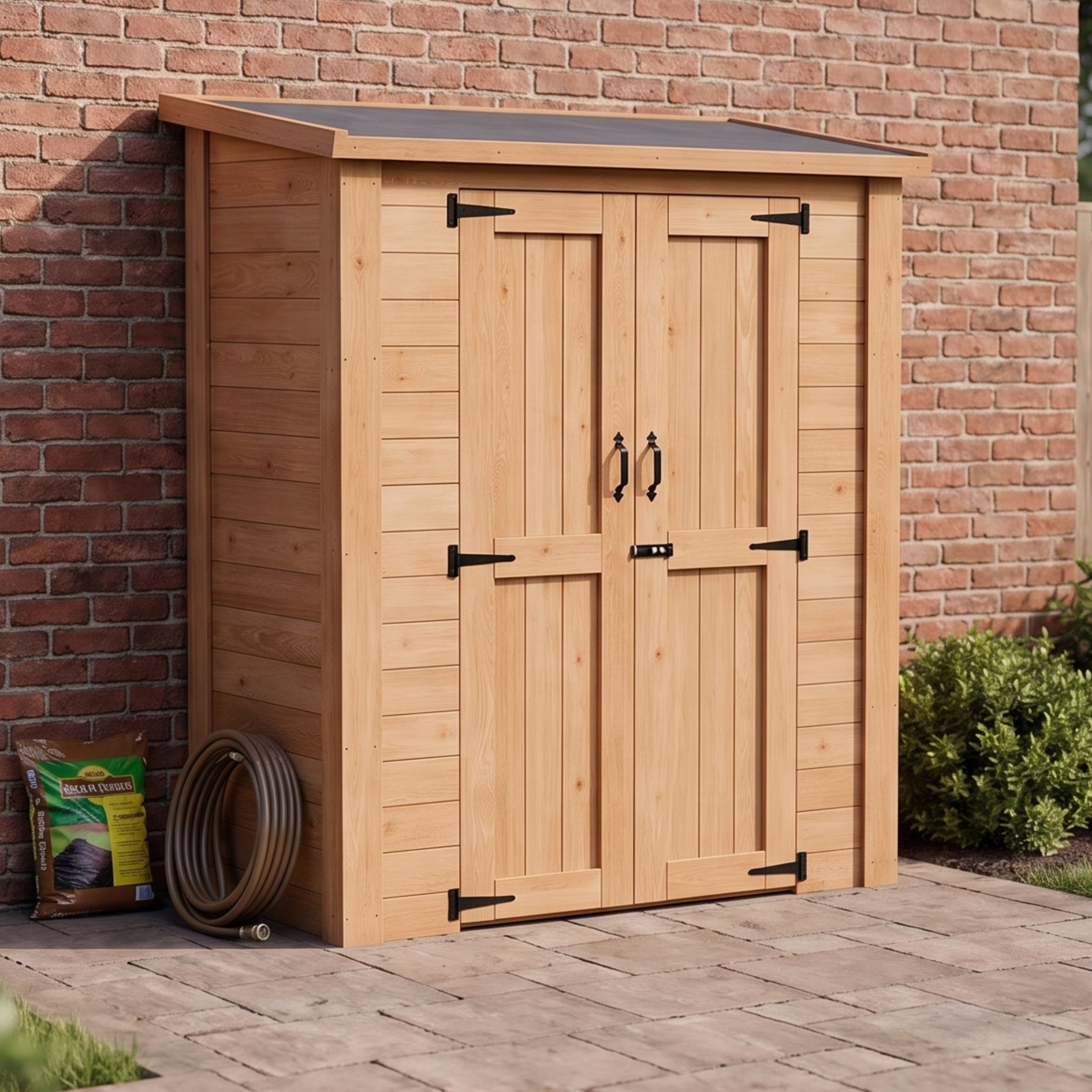 5 ft. x 2.5 ft. Cedar Heavy Duty Storage Shed HDS5X257