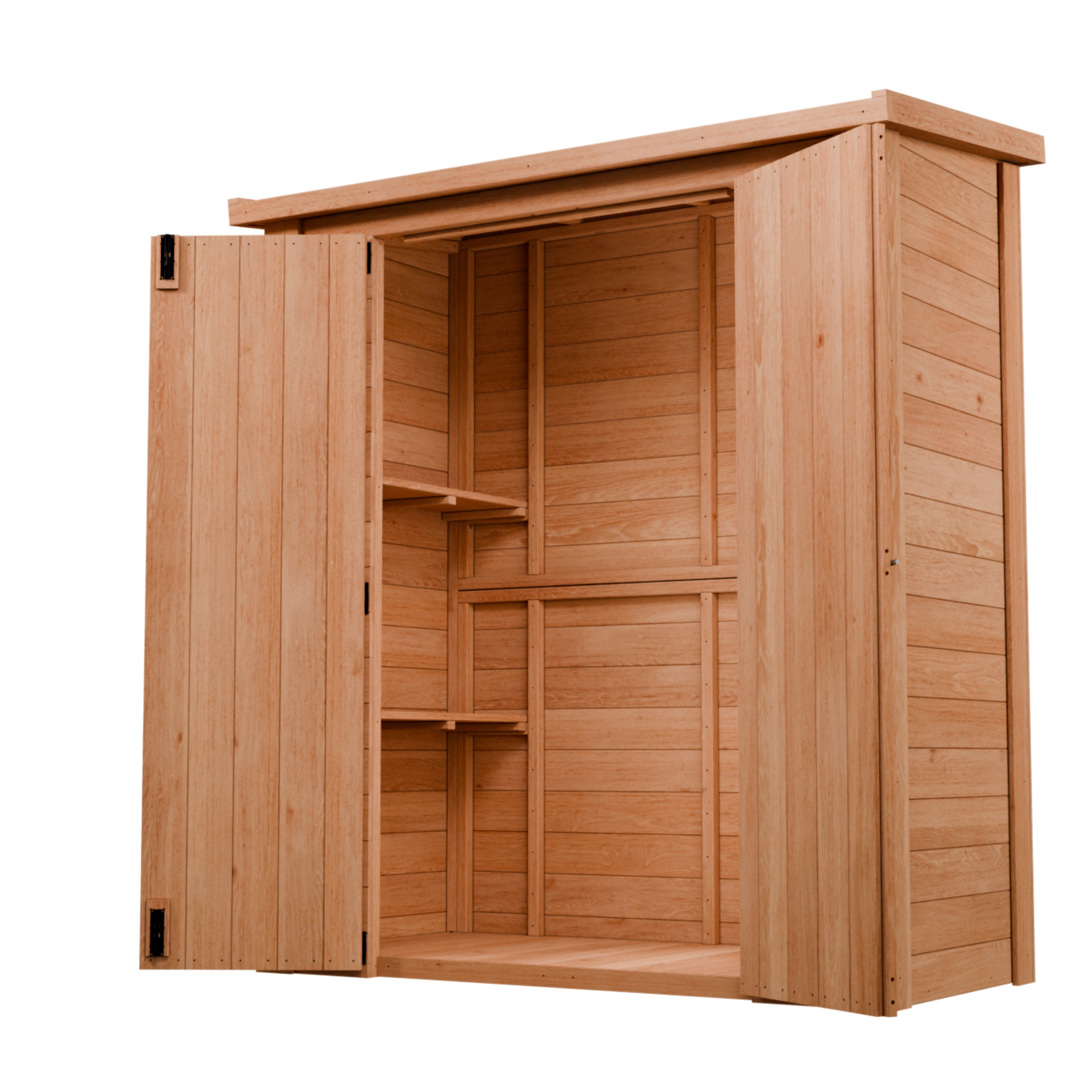 5 ft. x 2.5 ft. Cedar Heavy Duty Storage Shed HDS5X257